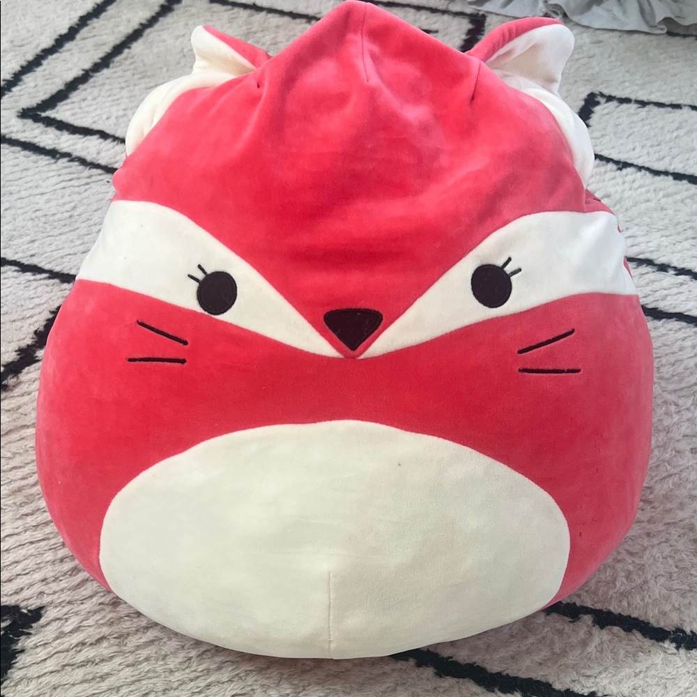 Squishmallows Pink and White Plush